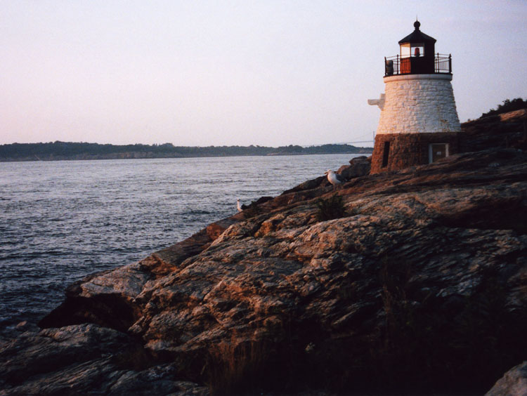 фото "Castle Rock Lighthouse" метки: пейзаж, путешествия, Северная Америка, вода