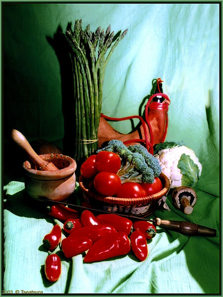 photo "Green-Red Still-Life" tags: still life, 