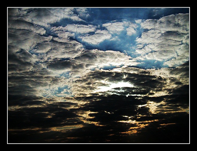photo "The evening sky" tags: landscape, clouds