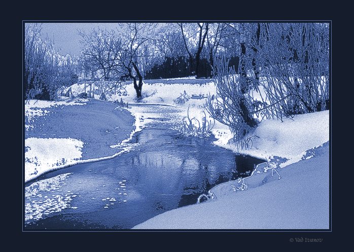 фото "Лунный свет" метки: пейзаж, зима, ночь