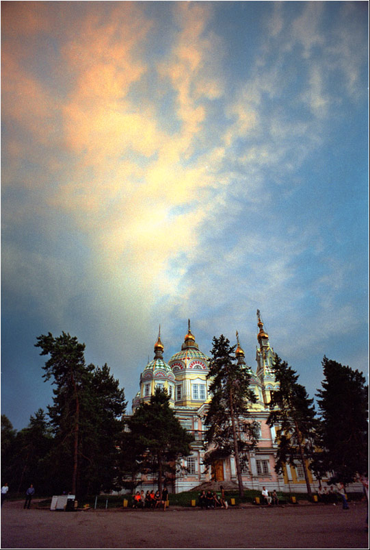 фото "Вечер на Соборной площади" метки: пейзаж, закат, облака
