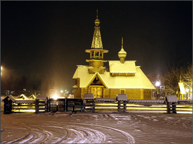 photo "Passing at night to St. Petersburg:)" tags: landscape, architecture, winter