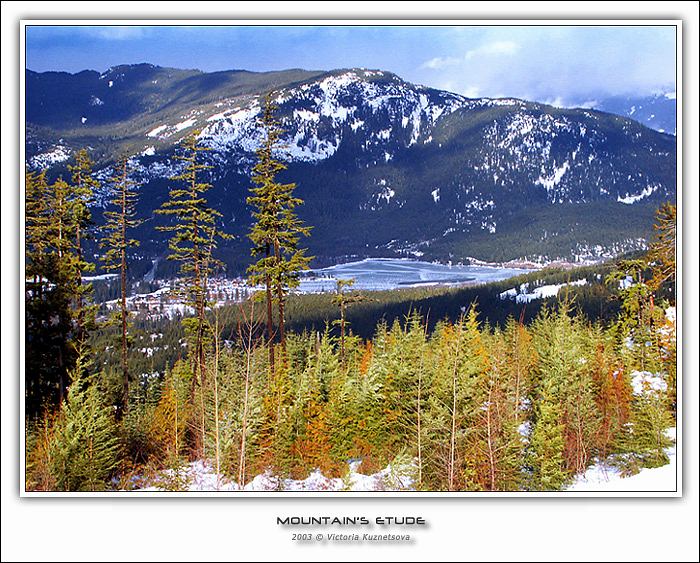 photo "Mountain`s etude" tags: landscape, mountains, winter