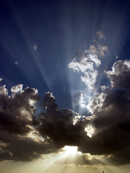 photo "Sunburst" tags: landscape, clouds