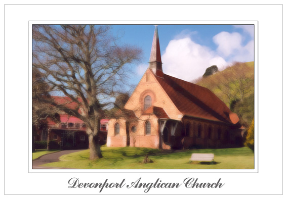 photo "Devonport Anglican Church" tags: architecture, montage, landscape, 