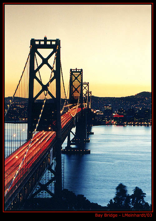 photo "Bay Bridge - I" tags: travel, landscape, North America, night