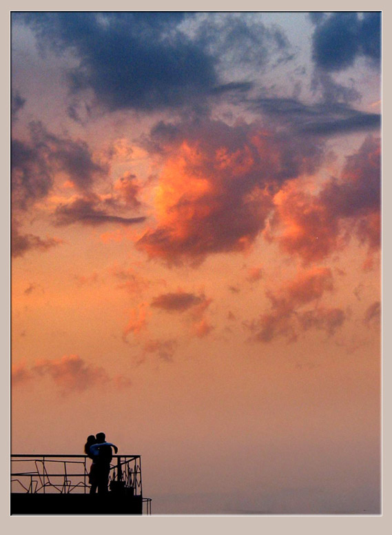 photo "The sky for two" tags: landscape, clouds, sunset