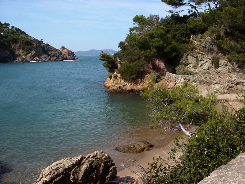 фото "Любимая бухта (Са Риера, Испания)" метки: фотомонтаж, пейзаж, лето