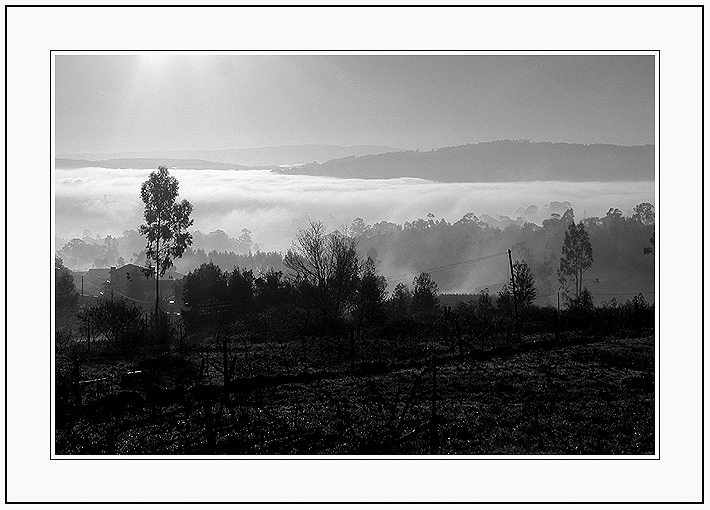 photo "The way to the Heaven...to my Mother" tags: landscape, black&white, sunset