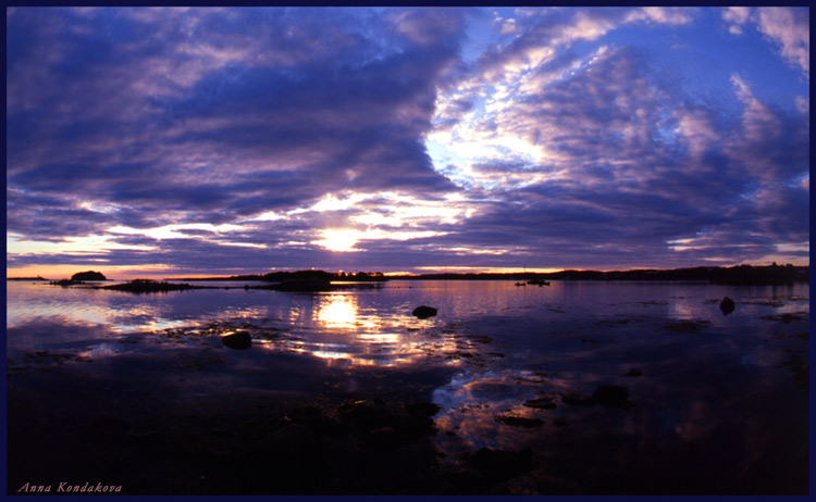 photo "I draw the sky" tags: landscape, sunset, water