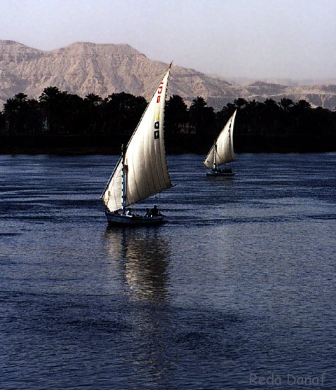 photo "Sailing on the Nile" tags: travel, landscape, Africa, water