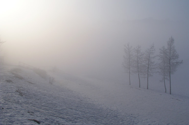 photo "Fog landscape" tags: landscape, architecture, winter