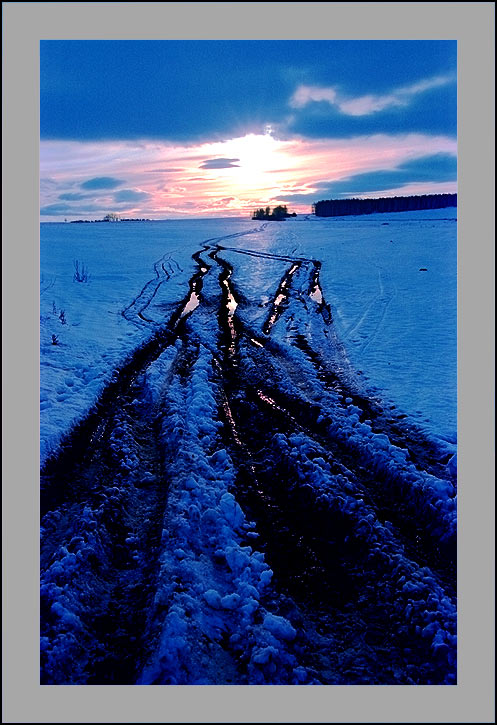 фото "LOST HIGHWAY" метки: пейзаж, закат