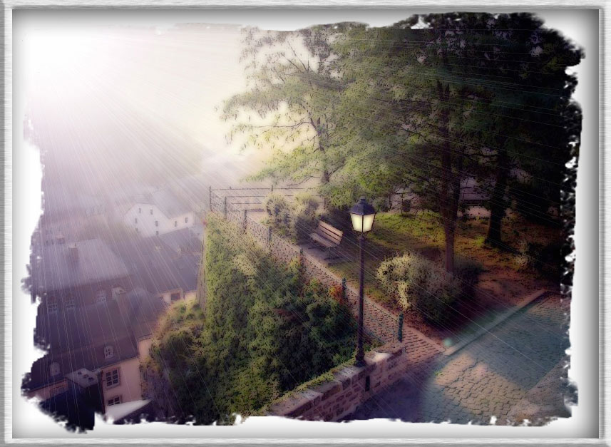 фото "Утро в Люксембурге." метки: фотомонтаж, архитектура, пейзаж, 