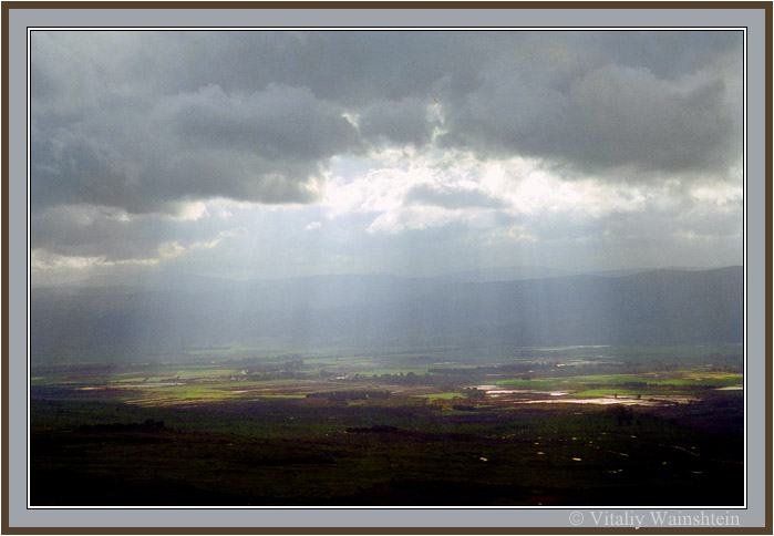 photo "BEAMS" tags: landscape, nature, clouds