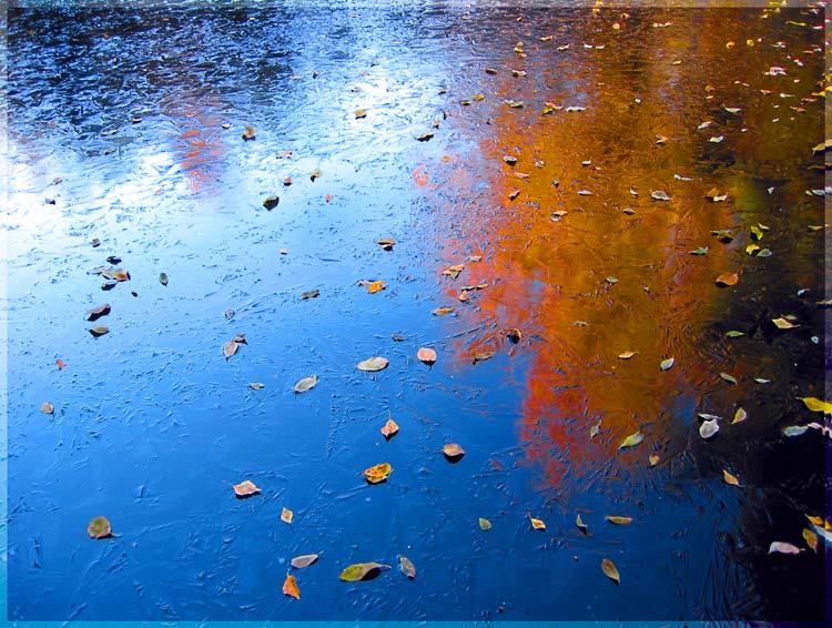 photo "Crystal mirror of a late autumn" tags: landscape, autumn, water