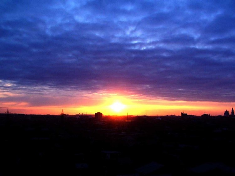 photo "Untitled photo" tags: landscape, architecture, sunset