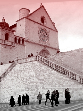 photo "Assisi, San Francesco Church (Italy)" tags: travel, Europe