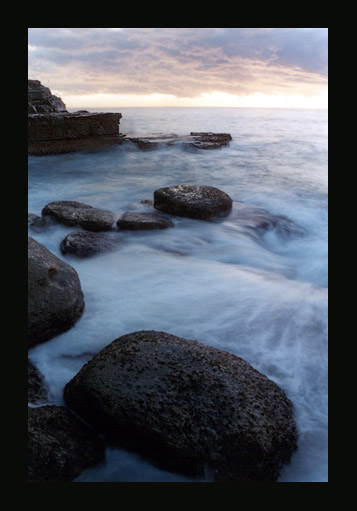 photo "Rock Steady" tags: landscape, sunset, water