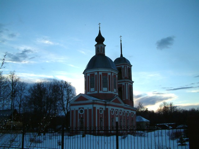 фото "Вечер в Белкино" метки: архитектура, пейзаж, закат