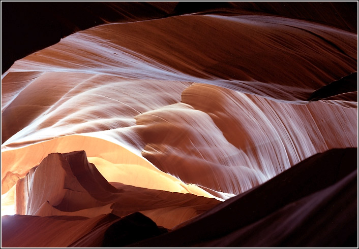 photo "Antelope Canyon. Abstract forms" tags: travel, abstract, North America, rocks