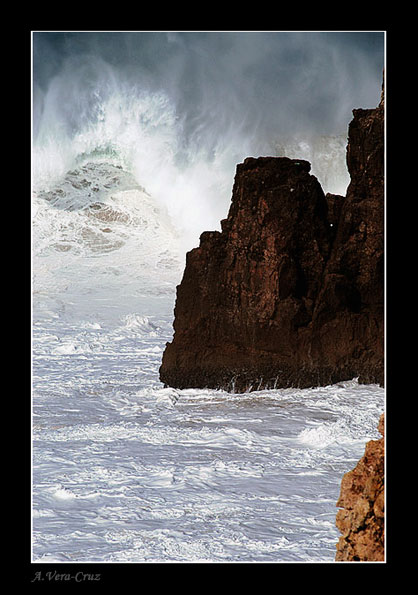 photo "Series of - `A Sea Storm` - Coloured Fury" tags: landscape, water