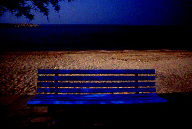 photo "blue bench" tags: travel, 