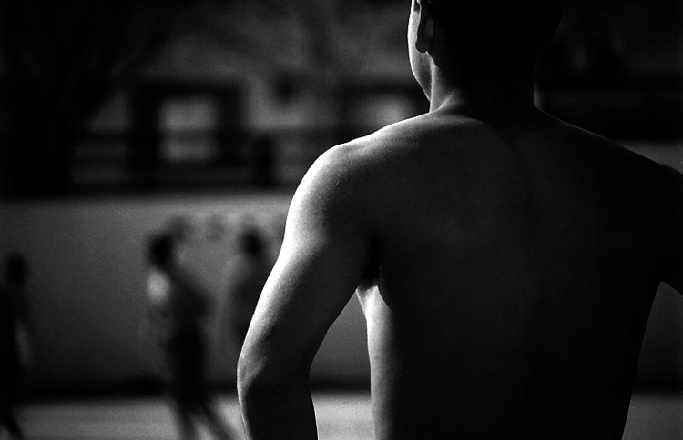 photo "A Player" tags: black&white, 