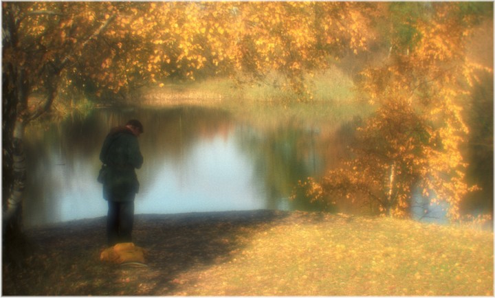 фото "Ловец последних красок" метки: пейзаж, лес, осень