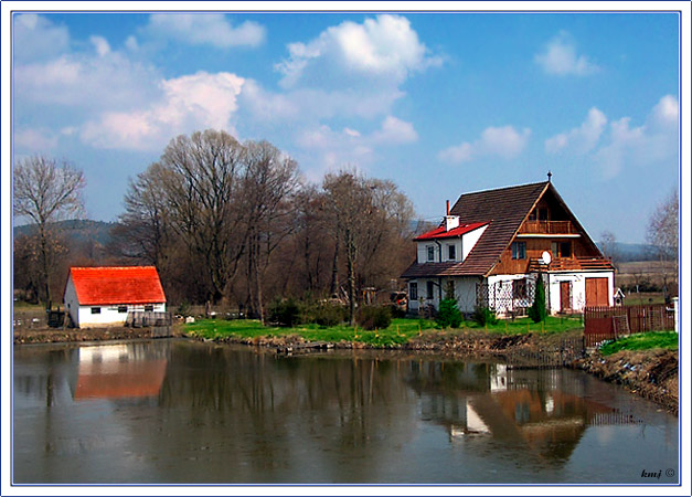 фото "Rural landscape" метки: пейзаж, вода, облака