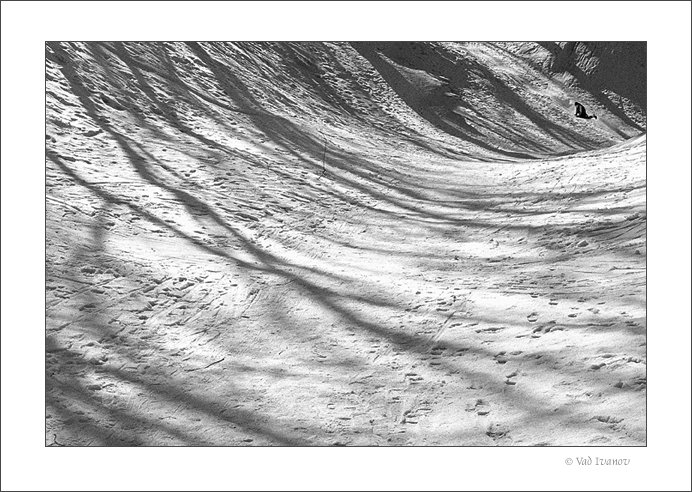 photo "Sledging in shadows" tags: genre, landscape, winter