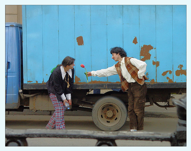 photo "Street actors" tags: genre, 