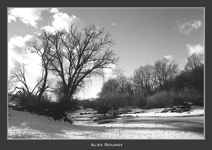 photo "The Road to Spring 3" tags: landscape, black&white, spring