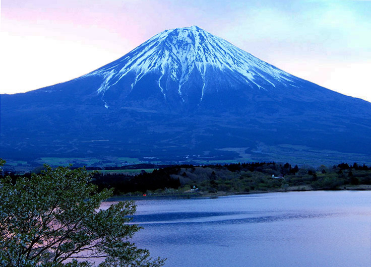 photo "Purple Fuji" tags: landscape, travel, Asia, mountains