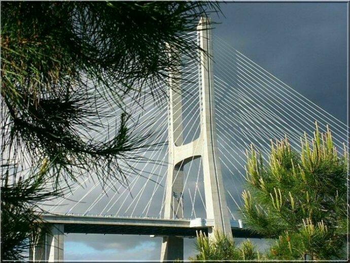 photo "Vasco da Gama Bridge II" tags: architecture, landscape, 