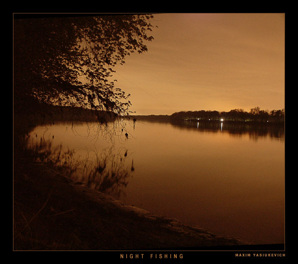 фото "Night Fishing" метки: пейзаж, вода, ночь