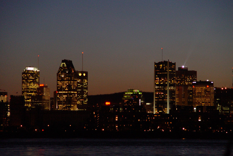 фото "Montreal at night" метки: архитектура, пейзаж, закат