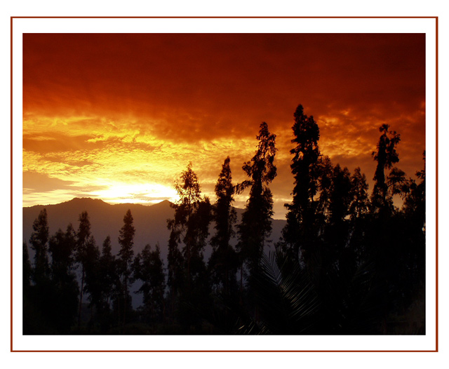 photo "Sunset 2" tags: landscape, travel, South America, sunset