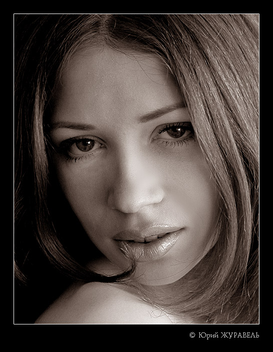 photo "Kiss" tags: portrait, black&white, woman