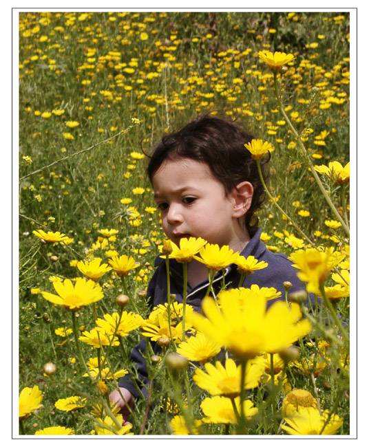photo "The flowers" tags: portrait, children