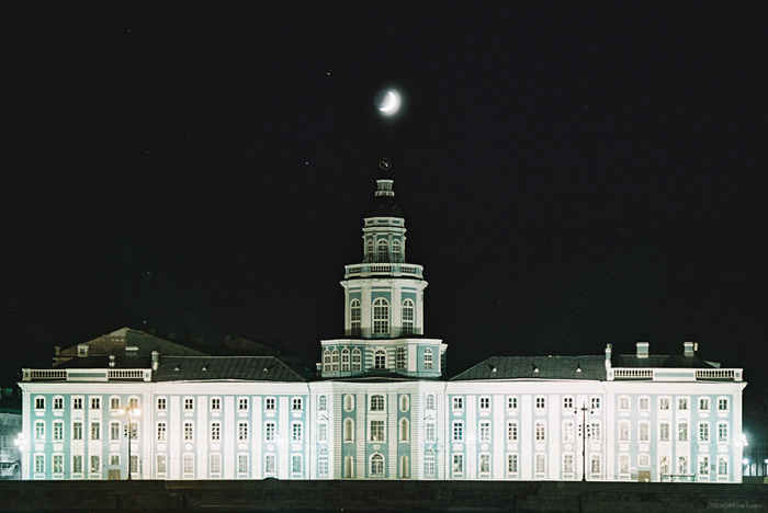 фото "Кунсткамера" метки: архитектура, пейзаж, ночь