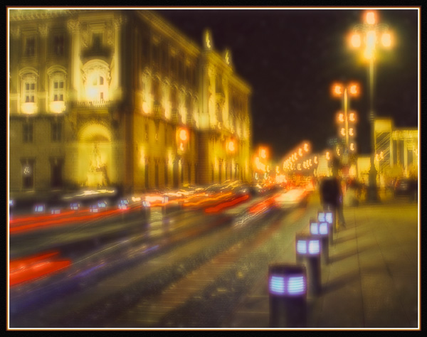 photo "Night fires of Trieste..." tags: travel, Europe