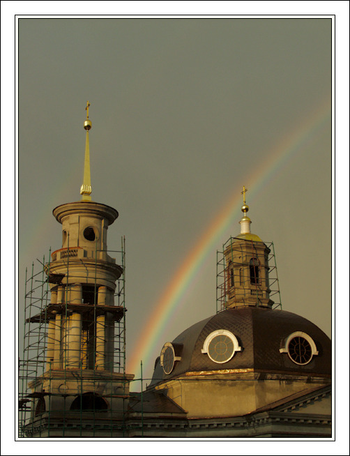 photo "Rainbow above Kiev" tags: architecture, reporting, landscape, 