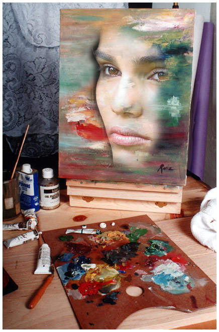 photo "Magical canvas" tags: still life, montage, 
