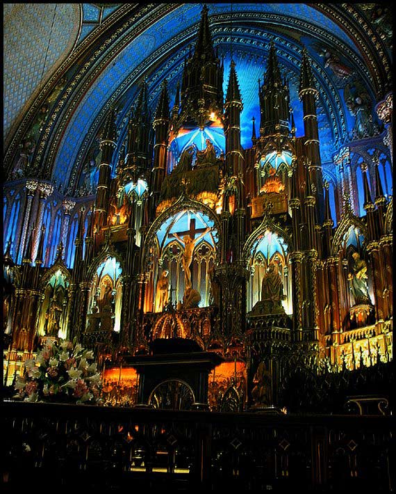 фото "Notre Damme de Montreal" метки: архитектура, пейзаж, 