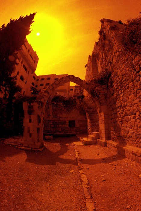 photo "Blood sun of Jerusalem" tags: architecture, landscape, 