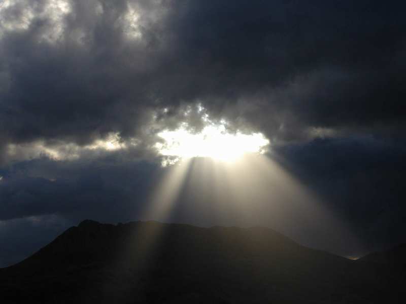 photo "foreshortening among the clouds" tags: landscape, clouds