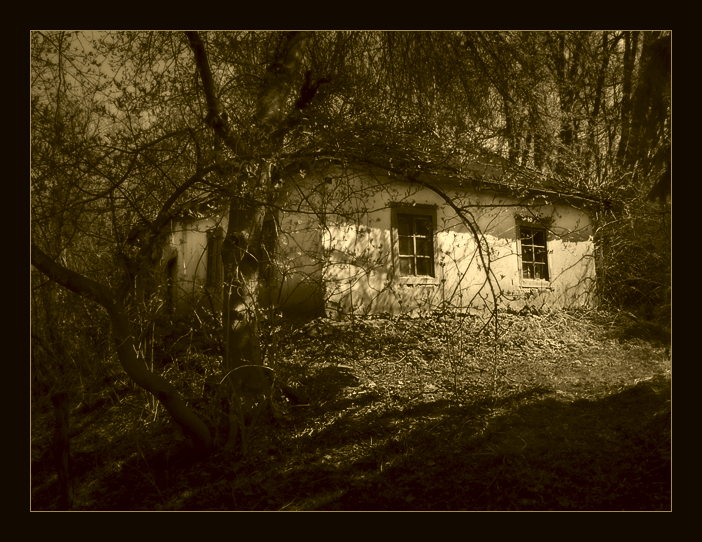 photo "Abandoned House" tags: black&white, reporting, 