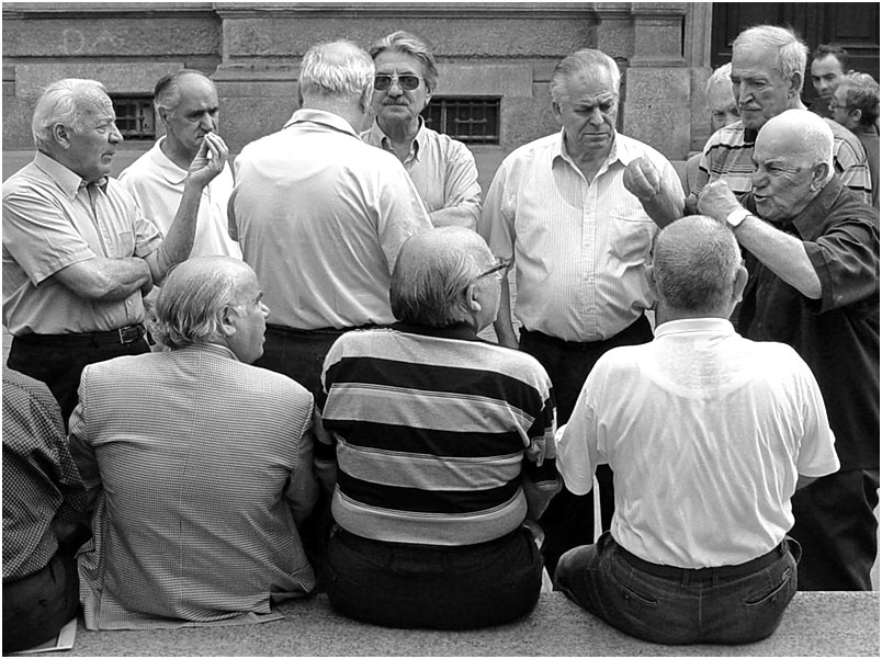 photo "Italian society of (old) men" tags: travel, portrait, Europe, man