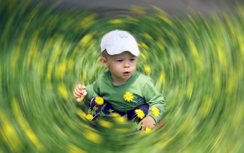 photo "В одуванчиках" tags: portrait, children